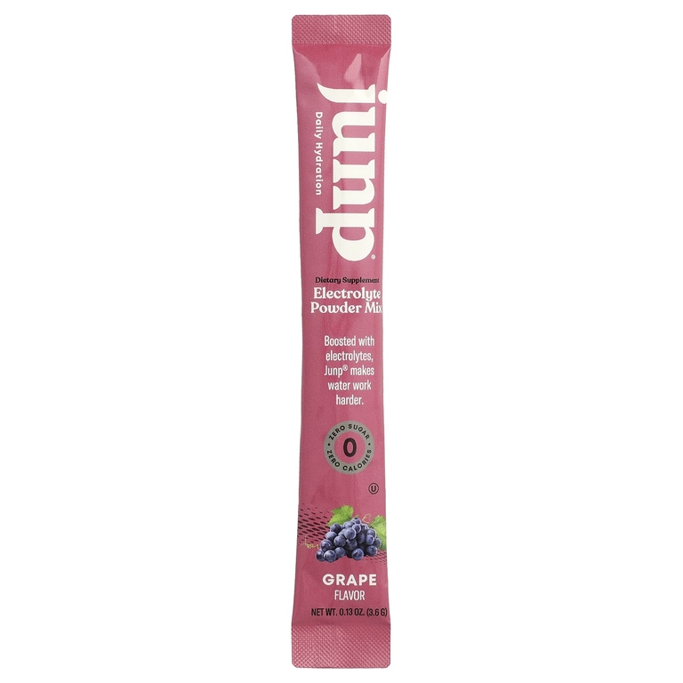 JUNP Hydration, электролитная порошковая смесь, в разных упаковках, 20 упаковок, 75,6 г (2,68 унции)