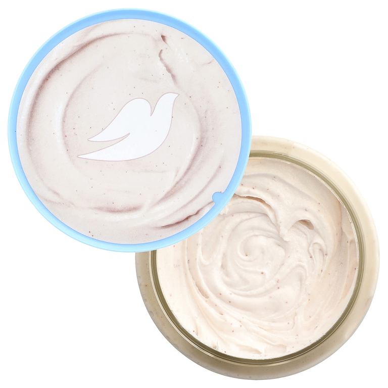 Dove, скраб для тела, измельченная макадамия и рисовое молоко, 425 г (15 унций)