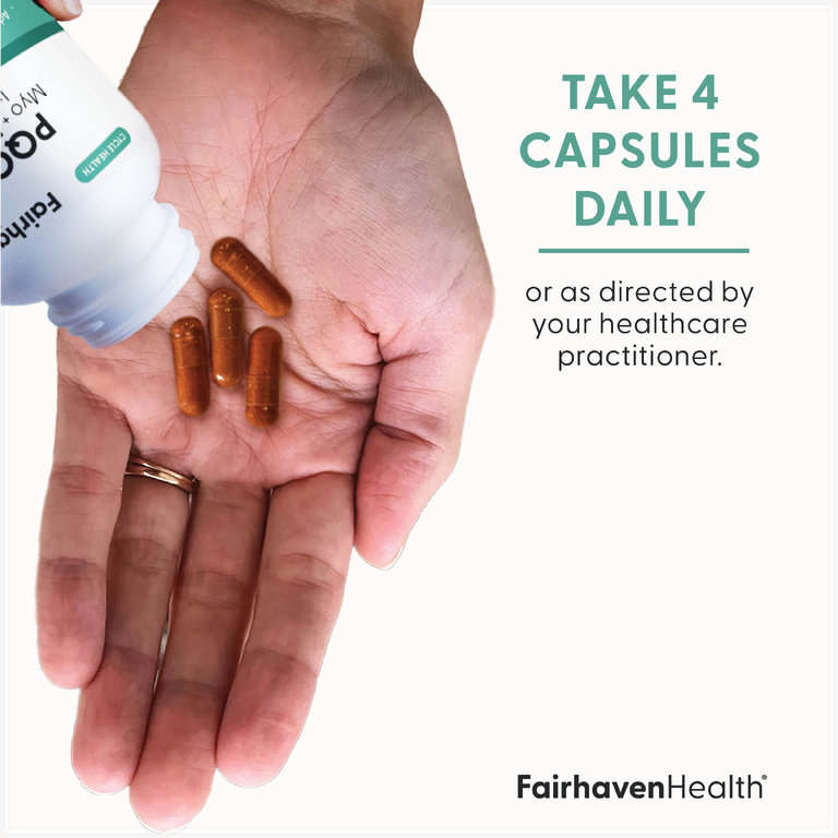 Fairhaven Health, PQQ + мио + D-хироинозитол, 120 капсул