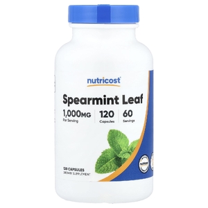 Nutricost, лист мяты колосистой, 120 капсул (500 мг в 1 капсуле)