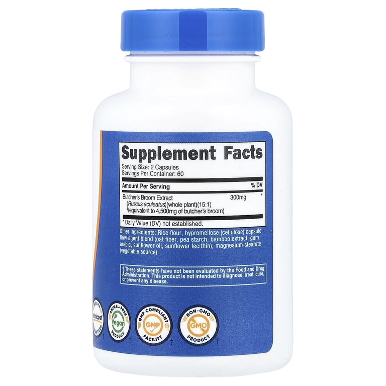 Nutricost, иглица колючая, 120 капсул (150 мг в 1 капсуле)