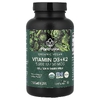 PlantFusion, органические веганские витамины D3 и K2, 120 органических растительных капсул