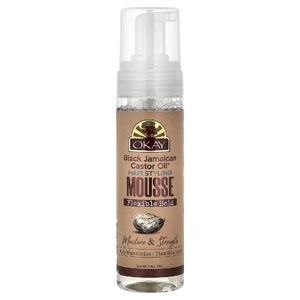 Okay Pure Naturals, Black Jamaican Castor Oil®, мусс для укладки волос, гибкая фиксация, для всех типов волос, 221 мл (7,5 унции)