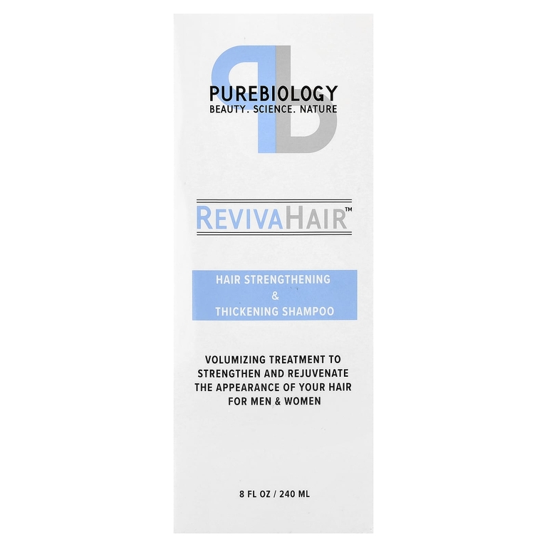 Pure Biology, RevivaHair™, шампунь для укрепления и густоты волос, 240 мл (8 жидк. унций) (Товар снят с продажи) 