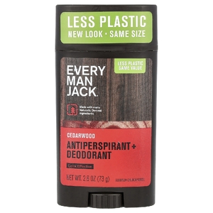 Every Man Jack, антиперспирант и дезодорант, кедр, 73 г (2,6 унции)