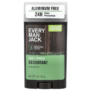 Every Man Jack, дезодорант, без алюминия, прилив и кипарис, 85 г (3 унции)