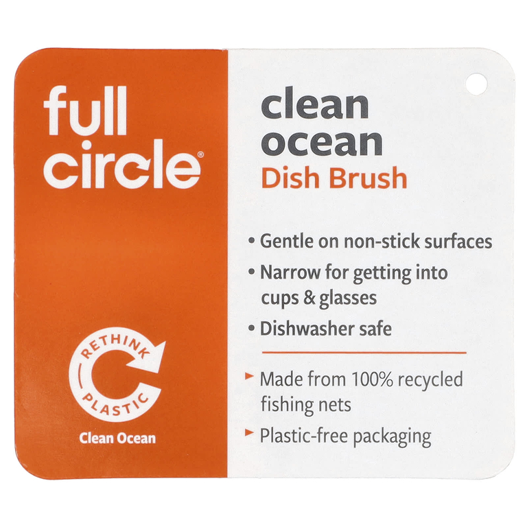 Full Circle, Clean Ocean, щетка для мытья посуды, 1 шт.