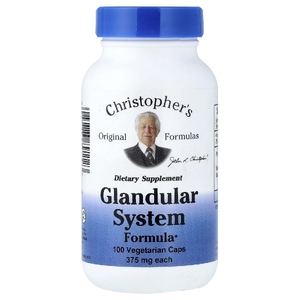 Christopher's Original Formulas, добавка для здоровья желез, 100 вегетарианских капсул