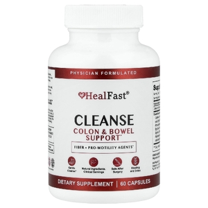 HealFast, Cleanse, поддержка толстой кишки, 60 капсул