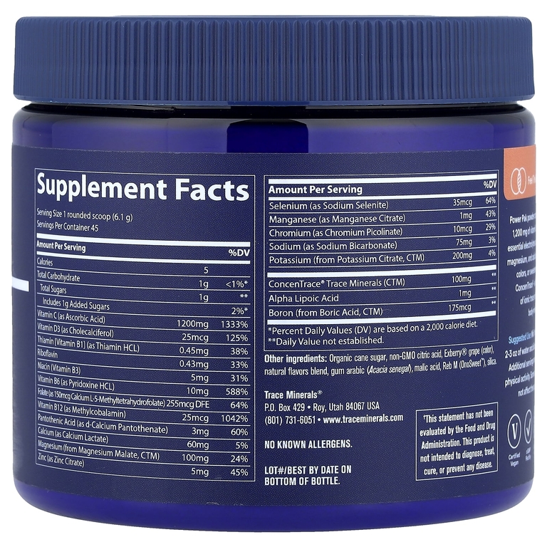 Trace, Power Pak, ягоды асаи, 275 г (9,7 унции)