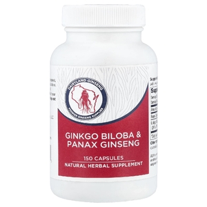 Dairyland Ginseng, гинкго билоба и женьшень обыкновенный, 150 капсул