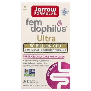Jarrow Formulas, Fem-Dophilus® Ultra, 30 растительных капсул