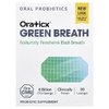 Oraticx, Green Breath, пробиотики для полости рта, мята, 30 пастилок