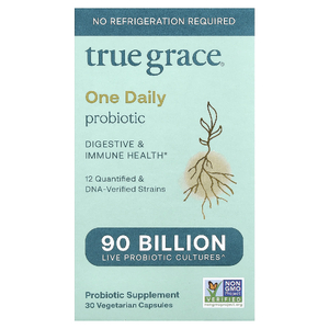 True Grace, One Daily Probiotic, 30 вегетарианских капсул