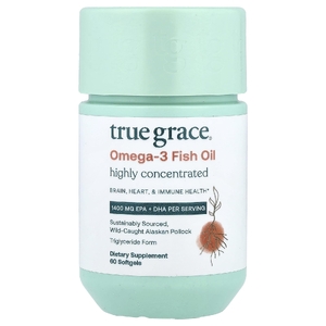 True Grace, рыбий жир с омега-3, 60 мягких таблеток