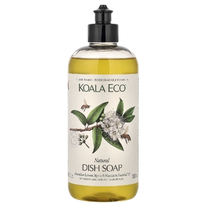 Koala Eco, натуральное средство для мытья посуды, с эфирным маслом австралийского лимонного мирта и мандарина, 500 мл (16,9 жидк. унции)
