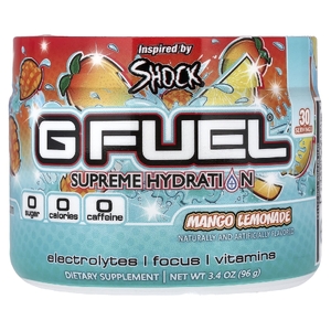 G FUEL, Supreme Hydration, манго и лимонад, 96 г (3,4 унции)