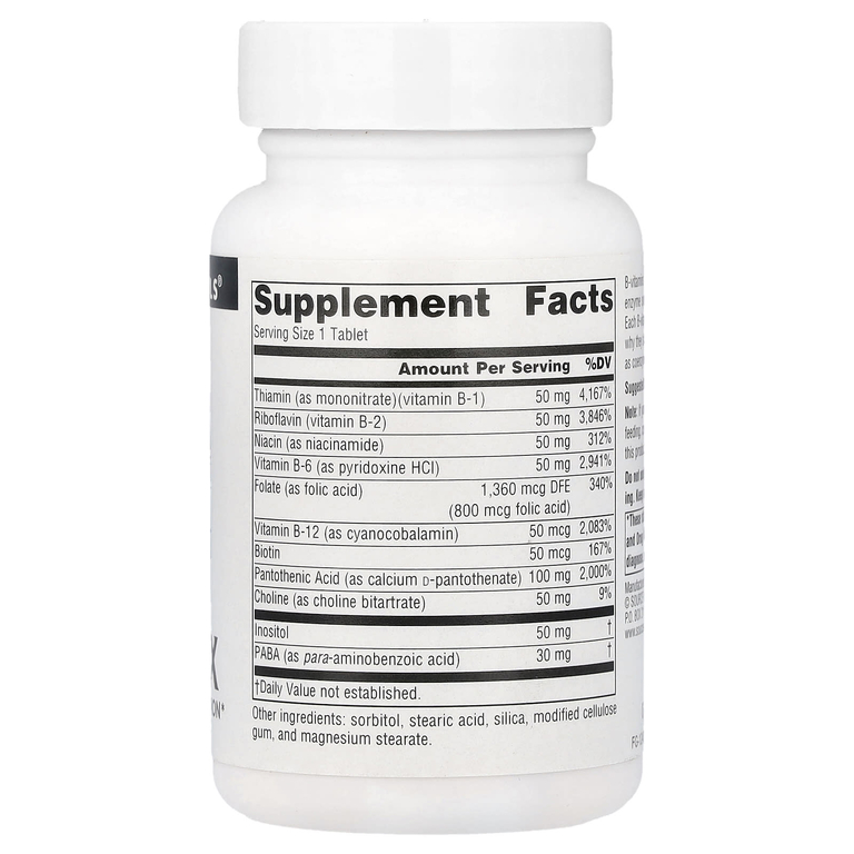Source Naturals, B-50 Complex`` 50 таблеток