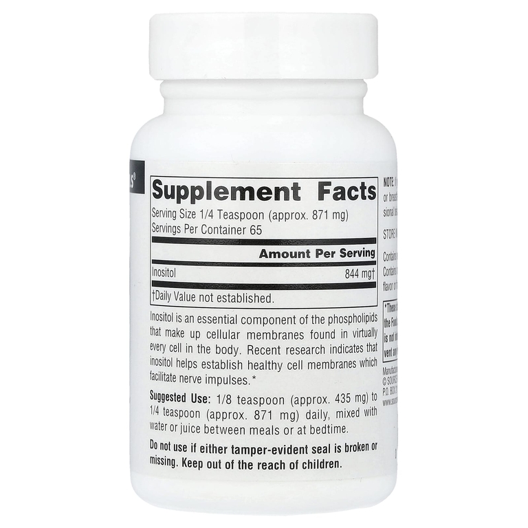 Source Naturals, чистый инозитол в порошке, 56,7 г (2 унции)