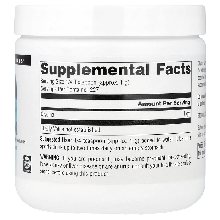 Source Naturals, глицин в порошке, 227 г (8 унций)