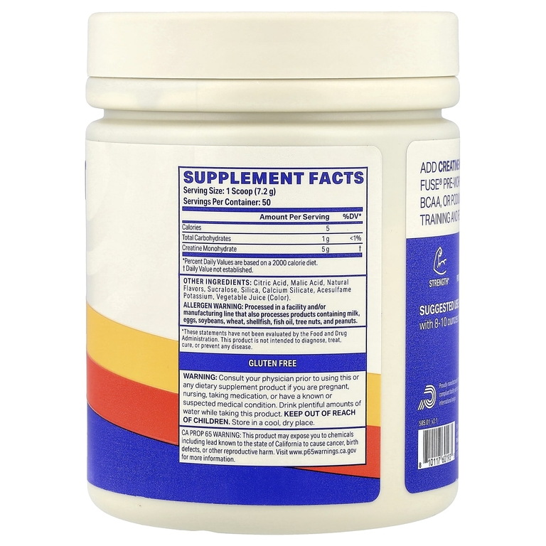 Podium Nutrition, моногидрат креатина, со вкусом розового лимонада, 360 г (12,7 унции)
