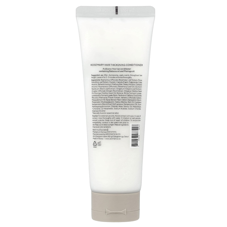 Aromatica, кондиционер для густоты волос, с розмарином, 180 мл (6 жидк. унций)