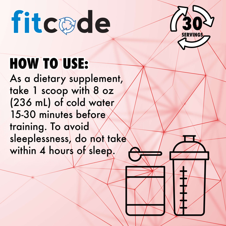 fitcode, Versus Energy®, предтренировочный комплекс, вишневый лаймад, 249 г (8,8 унции)
