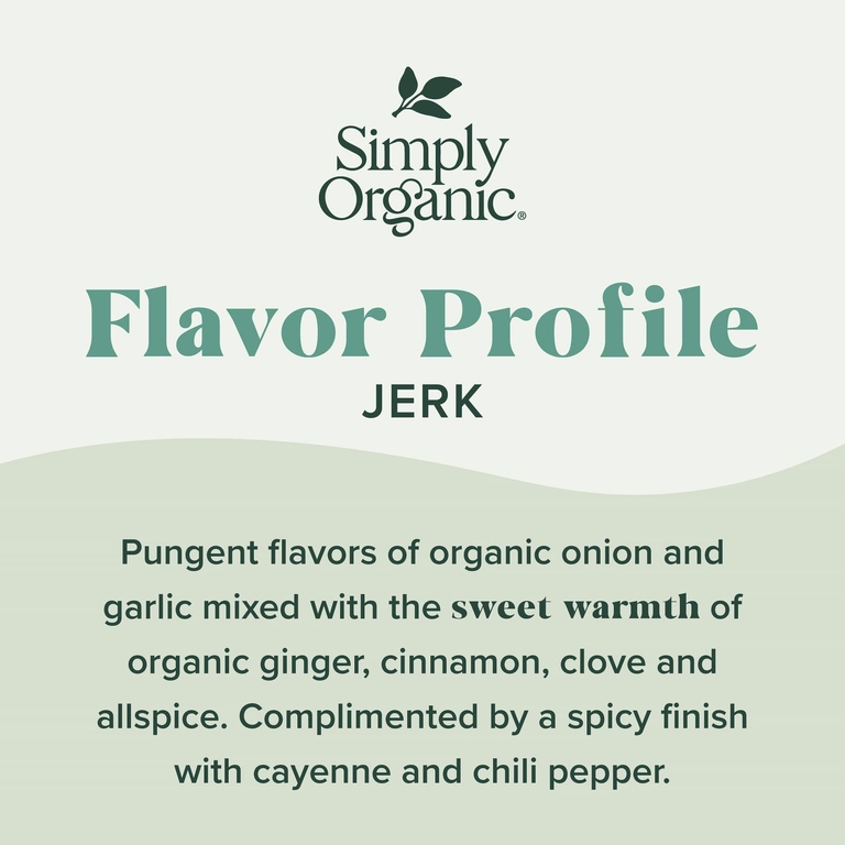 Simply Organic, приправа для гриля, джерк, 75 г (2,65 унции)