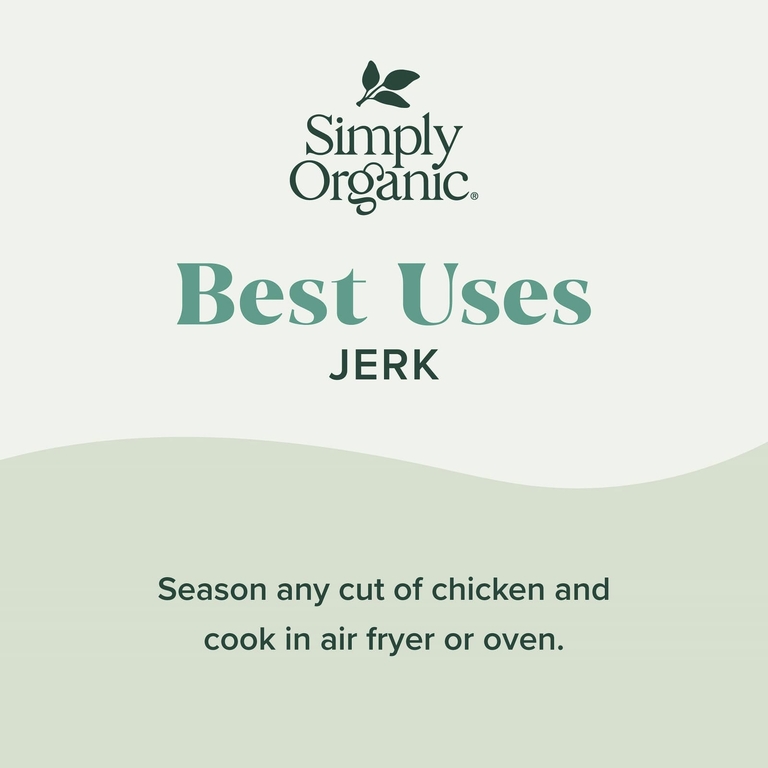 Simply Organic, приправа для гриля, джерк, 75 г (2,65 унции)