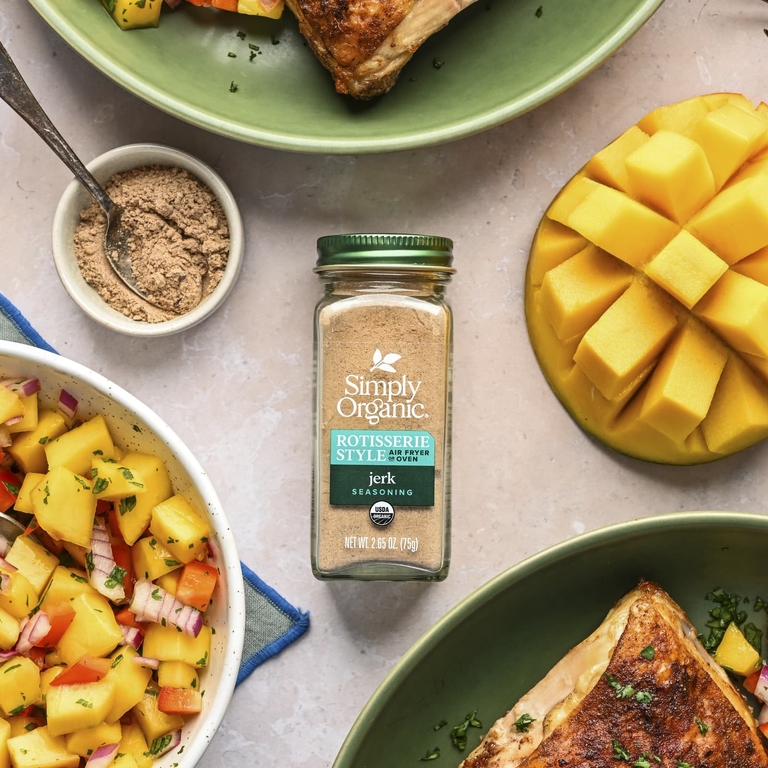 Simply Organic, приправа для гриля, джерк, 75 г (2,65 унции)