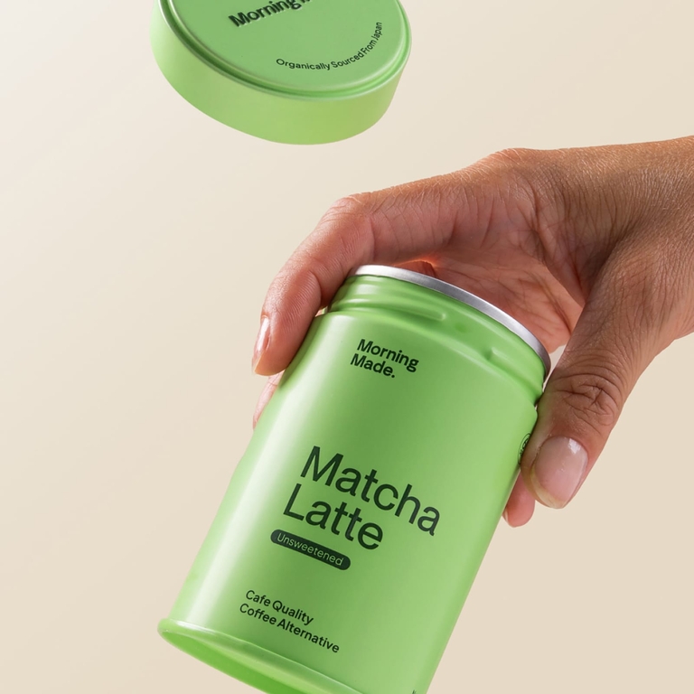 Morning Made, Матча латте, без подслащения, 2,11 унции (60 г)
