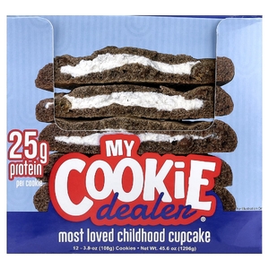 My Cookie Dealer Protein, протеиновое печенье, самое любимое кексы детства, 12 шт. по 108 г (3,8 унции)