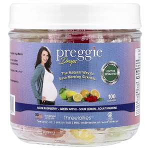 Preggie, капли для беременных, ассорти, 100 пастилок