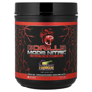 Gorilla Mind, Mode Nitric®, предтренировочная добавка без стимуляторов, со вкусом ежевики и лимонада, 780 г (1,72 фунта)
