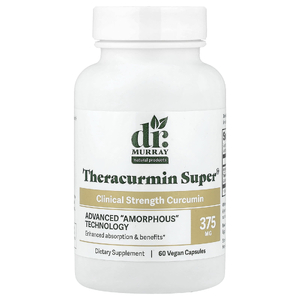 Dr. Murray's, Theracurmin Super®, куркумин с клинически доказанной эффективностью, 60 веганских капсул