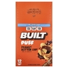 Built, Puff, протеиновые батончики, чашка арахисовой пасты, 12 батончиков, 40 г (1,41 унции) каждый