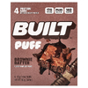 Built, Puff, протеиновые батончики, тесто для брауни, 4 шт. по 40 г (1,41 унции)