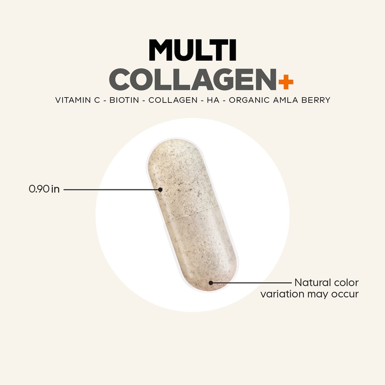 Codeage, Multi Collagen+, 180 растительных капсул