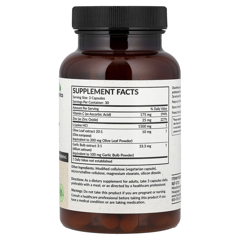 Futurebiotics, L-Lysine Defense™, 90 растительных капсул