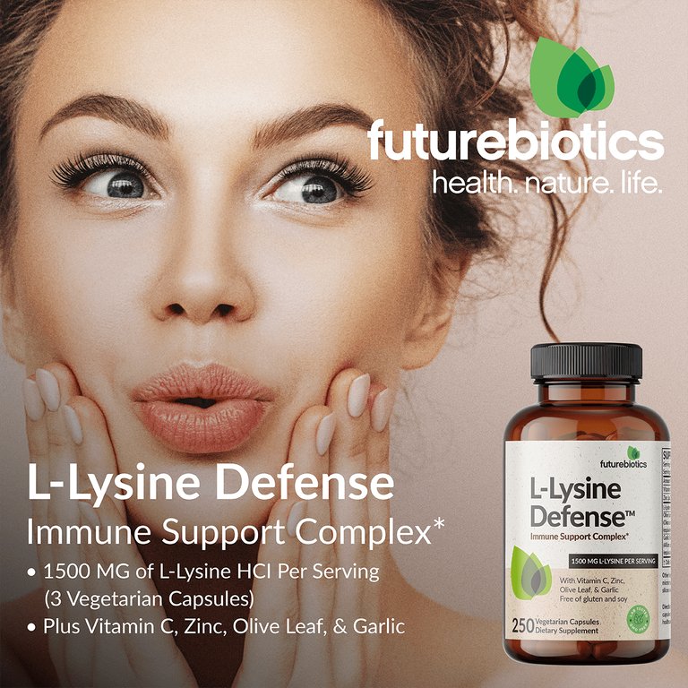 Futurebiotics, L-Lysine Defense™, 90 растительных капсул