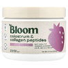 Bloom, пептиды молозива и коллагена, клубника со сливками, 120 г (4,23 унции)