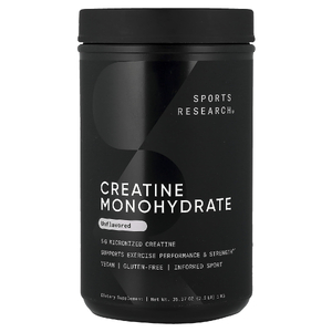 Sports Research, моногидрат креатина, без вкусовых добавок, 1 кг (2,2 фунта)