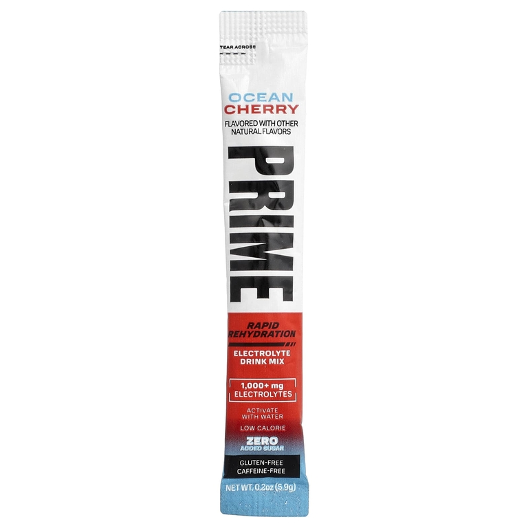 Prime Hydration, Rapid ReHydration, смесь для приготовления электролитического напитка, со вкусом вишни, 16 стик-пакетов по 5,9 г (0,2 унции)