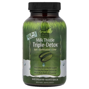 Irwin Naturals, Milk ThistleTriple-Detox™, 60 желатиновых капсул