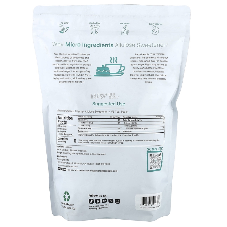Micro Ingredients, подсластитель 