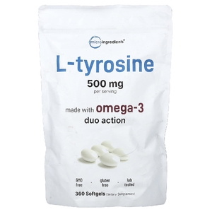 Micro Ingredients, L-тирозин, 360 капсул