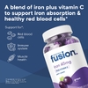Bariatric Fusion, жевательная добавка с железом и витамином C, со вкусом винограда, 60 жевательных таблеток