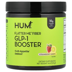 HUM Nutrition, Flater Me®, клетчатка, ГПП-1, со вкусом клубники и лимона, 120 г (4 унции)