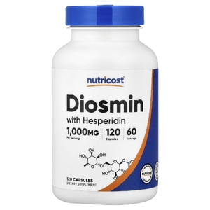 Nutricost, диосмин с гесперидином, 120 капсул