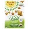 Simple Mills, Pop Mmms™, запеченные крекеры, сметана и лук, 113 г (4 унции)